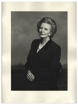 Large 12 x 16 Photograph of Margaret Thatcher, Taken by Terence Donovan in 1995